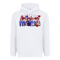 White American Mama 4th of july Heavyweight Hoodie - CowGirlArtShop