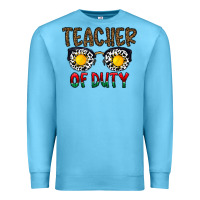 Ocean Blue teacher of duty Premium Sweatshirt - CowhideDigitalArt