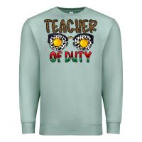Seafoam teacher of duty Premium Sweatshirt - CowhideDigitalArt