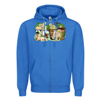 True Royal sheep coffee cups Zipper Hoodie - Zillion Design Studio