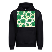 Black st patrick clover Urban Hoodie - MaliasSmallBusiness