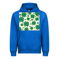 Cobalt st patrick clover Urban Hoodie - MaliasSmallBusiness