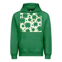 Emerald st patrick clover Urban Hoodie - MaliasSmallBusiness