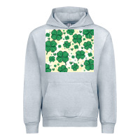 Heather Grey st patrick clover Urban Hoodie - MaliasSmallBusiness