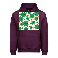 Mauve Wine st patrick clover Urban Hoodie - MaliasSmallBusiness