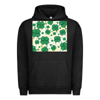 Pigment Black st patrick clover Urban Hoodie - MaliasSmallBusiness