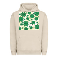 Pigment French Oak st patrick clover Urban Hoodie - MaliasSmallBusiness