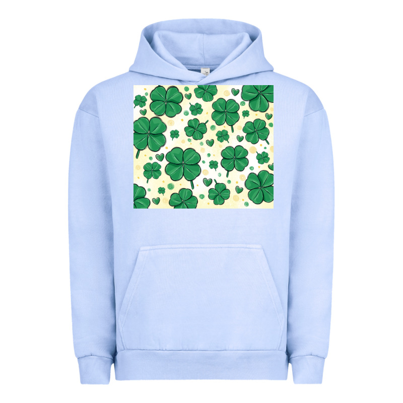 St Patrick Clover Urban Hoodie by MaliasSmallBusiness | Teevron