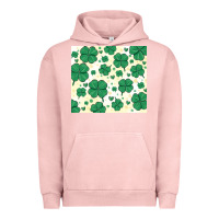 Pigment Salmon st patrick clover Urban Hoodie - MaliasSmallBusiness