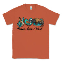 Copper peace love west bison Classic Tee - RanaPortraitStore