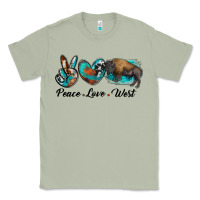 Matcha peace love west bison Classic Tee - RanaPortraitStore