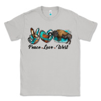 Moon Dust peace love west bison Classic Tee - RanaPortraitStore