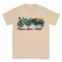 Mushroom peace love west bison Classic Tee - RanaPortraitStore
