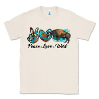 Natural peace love west bison Classic Tee - RanaPortraitStore