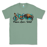 Sage peace love west bison Classic Tee - RanaPortraitStore