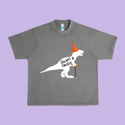 Seven A Saurus Urban Heavy Tee Designed By Bettercallsaul