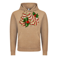 Vintage Coffee white christmas tree cake ado Vintage Hoodie - AdoDesignShop
