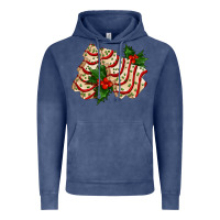 Vintage Denim white christmas tree cake ado Vintage Hoodie - AdoDesignShop