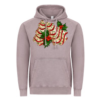 Vintage Zinc white christmas tree cake ado Vintage Hoodie - AdoDesignShop