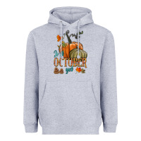 Heather Grey is it october yet Heavyweight Hoodie - HRA Design Shop