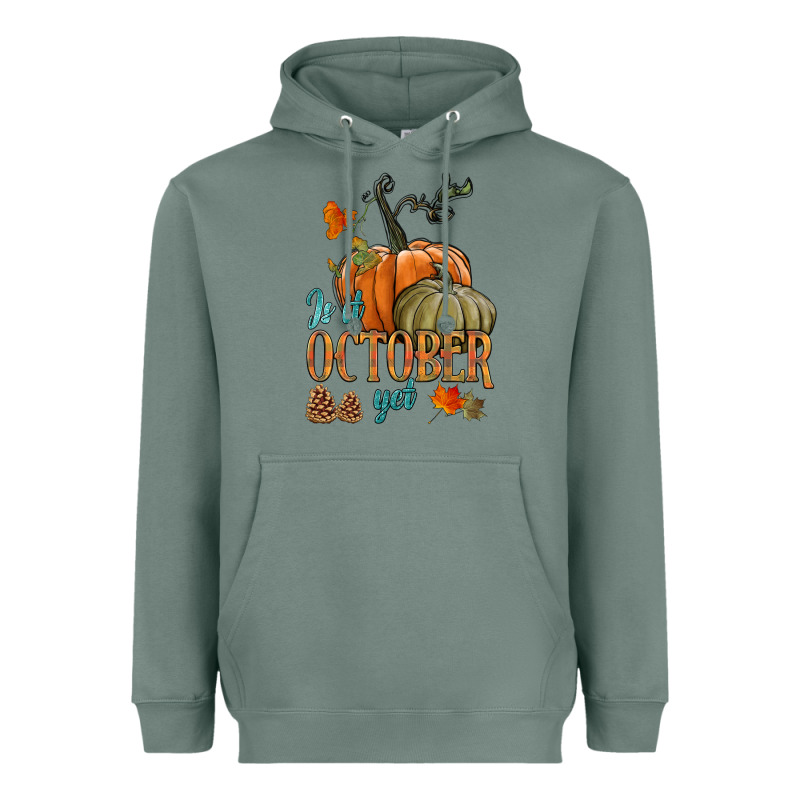 Is It October Yet Heavyweight Hoodie by HRA Design Shop | Teevron