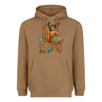 Toasted Coconut is it october yet Heavyweight Hoodie - HRA Design Shop