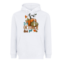 White is it october yet Heavyweight Hoodie - HRA Design Shop