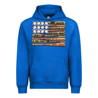 Cobalt baseball ballgame Urban Hoodie - MaliasSmallBusiness