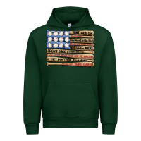 Forest Green baseball ballgame Urban Hoodie - MaliasSmallBusiness