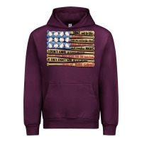 Mauve Wine baseball ballgame Urban Hoodie - MaliasSmallBusiness