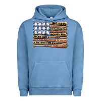 Pigment Pebble Blue baseball ballgame Urban Hoodie - MaliasSmallBusiness