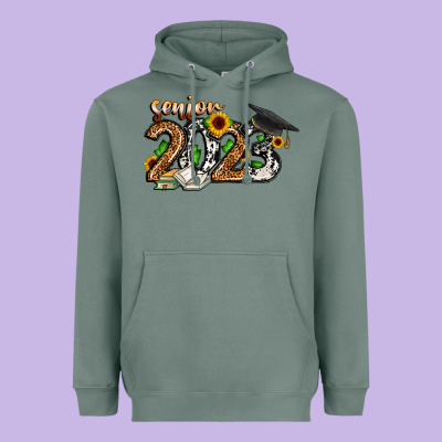Senior 2023 Heavyweight Hoodie Designed By Cowhidedigitalart