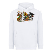 White senior 2023 Heavyweight Hoodie - CowhideDigitalArt