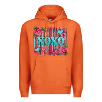 Carrot xoxo valentines day leopard glitter brushstroke Premium Hoodie - Jasminsmagicworld