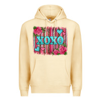 Pina Colada xoxo valentines day leopard glitter brushstroke Premium Hoodie - Jasminsmagicworld