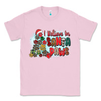 Bubblegum Pink i believe in santa paws Classic Tee - Zillion Design Studio