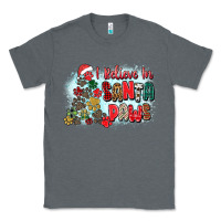 Charcoal Heather i believe in santa paws Classic Tee - Zillion Design Studio