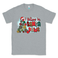 Heather Grey i believe in santa paws Classic Tee - Zillion Design Studio