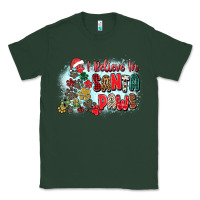 Sports Green i believe in santa paws Classic Tee - Zillion Design Studio