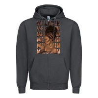 Smoke melanin melanin melanin with afro girl Zipper Hoodie - texasbilliewilder