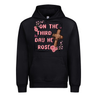 Black on the third day  he rose Urban Hoodie - MaliasSmallBusiness