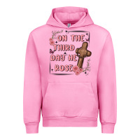 Fuchsia Pink on the third day  he rose Urban Hoodie - MaliasSmallBusiness