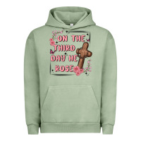 Pigment Oil Green on the third day  he rose Urban Hoodie - MaliasSmallBusiness