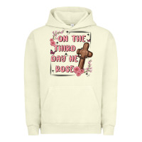 Pigment Pistachio on the third day  he rose Urban Hoodie - MaliasSmallBusiness