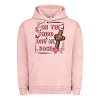 Pigment Salmon on the third day  he rose Urban Hoodie - MaliasSmallBusiness