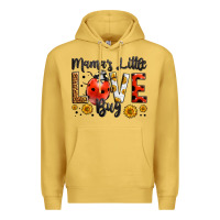 Antique Gold mama's little love bug Premium Hoodie - LillyAllenDesigns