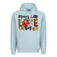 Blue Mist mama's little love bug Premium Hoodie - LillyAllenDesigns