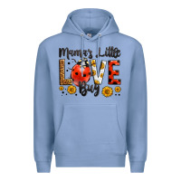 Colony Blue mama's little love bug Premium Hoodie - LillyAllenDesigns