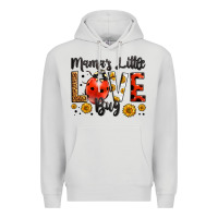 Dove Grey mama's little love bug Premium Hoodie - LillyAllenDesigns