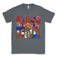 Charcoal Heather its in my dna dominican republic Classic Tee - texasbilliewilder